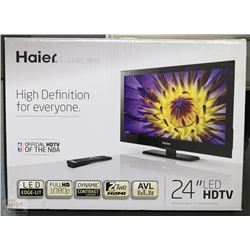 PREVIOUSLY ENJOYED HAIER LE24B13800 24" LED HDTV