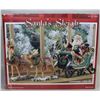 Image 1 : SANTA'S SLEIGH 3-PIECE CHRISTMAS ORNAMENT SET