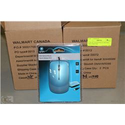 2 CASES OF SLIM OPTICAL MICE