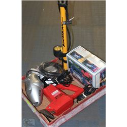 LOT WITH BIKE PUMP, PORTABLE ELECTRIC AIR