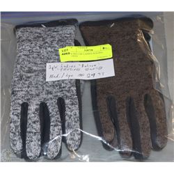 2PK DELUXE LADIES TEXTING GLOVES