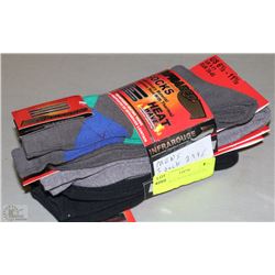 3PACK HEAT WAVE MENS SOCKS
