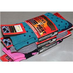 3PACK HEAT WAVE WOMENS SOCKS