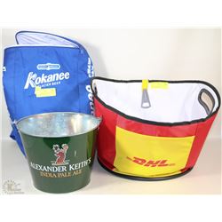 BLUE KOKANEE BACKPACK BEER COOLER HOLDS 18 CANS