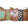 Image 1 : SET OF 2 DARTBOARDS - ONE ELECTRIC SCORING, RUNS