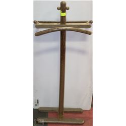 VINTAGE WOODEN SUIT RACK