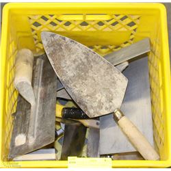 TEN PIECES OF DRYWALL TOOLS