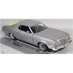 ERTL 1:18SCALE DIE CAST 1976 GREY FORD GRAN TORINO