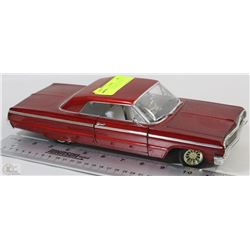 ERTL 1:18 SCALE DIE CAST RED 1954 CHEVROLET IMPALA