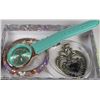 Image 1 : TRAY OF COLORFUL FASHION JEWELRY INCL WATCH,