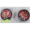 Image 1 : SET OF TWO TEAM CANADA COMMEMORATIVE HOCKEY PUCKS