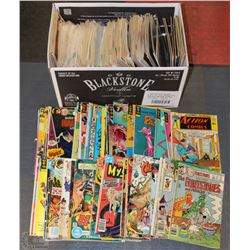 BOX OF ASSORTED OLD COMICS
