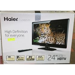 PREVIOUSLY ENJOYED 24" HAIER LCD HD TV
