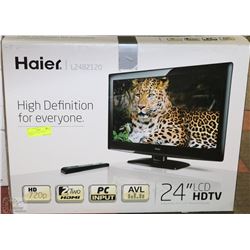 PREVIOUSLY ENJOYED 24" HAIER LCD HD TV
