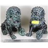 Image 1 : 2 CHINESE FOO DOG  ORNAMENTS