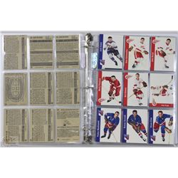 BINDER OF PARKHURST HOCKEY CARDS