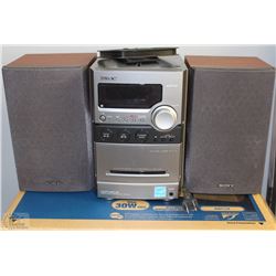 SONY MICRO HI-FI COMPONENT SYSTEM WITH CD/MP3/TAPE