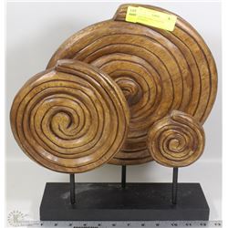 LARGE WOODEN LOLLIPOP ORNAMENT