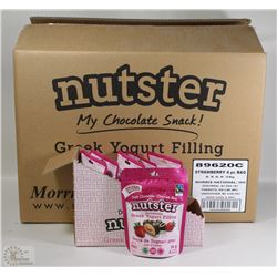 CASE OF NUTSTER DARK CHOCOLATE WITH STRAWBERRY