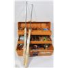 Image 1 : OLD PAL FISHING TACKLE BOX W/ LURES +2 ICE FISHING