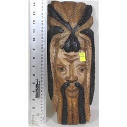 LARGE CARVED JAMAICAN MASK