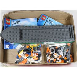 LOT OF 2 LEGO CITY COMPLETE SETS- COAST GUARD BOAT