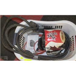 BOX WITH WELDING HELMET+WELDER CORD