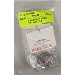 LOT OF 10 WILD WEST SERIES CALGARY STAMPEDE $