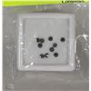 Image 1 : COLLECTION OF 10 BLACK DIAMONDS 1.11 CARATS