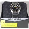Image 1 : HARLEY DAVIDSON BY BULOVA MENS WATCH W/ NEW STRAP