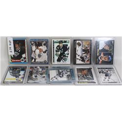 VARIOUS WAYNE GRETZKY CARDS X 10