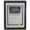 Image 1 : FRAMED AND SIGNED EDMONTON OILERS TEAM PICTURE