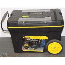 STANLEY MOBILE TOOL CHEST ON WHEELS WITH TOOLS