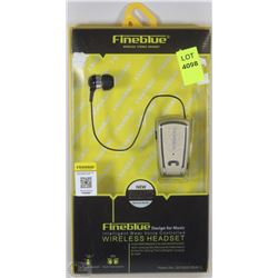 NEW FINEBLUE WIRELESS HEADSET