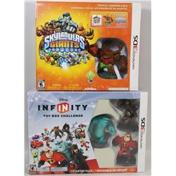 BUNDLE OF 2 NINTENDO 3-DS BOX SETS,DISNEY INFANTRY