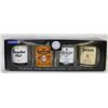 Image 1 : LOT OF 4 WHISKEY TUMBLER GLASSES INCLUDES LABEL OF