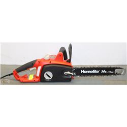 HOMELITE 14" ELECTRIC CHAIN SAW