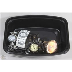 LOT OF 5 (4 NEW)  WATCHES INCLUDING EDDIE BAUER WATER