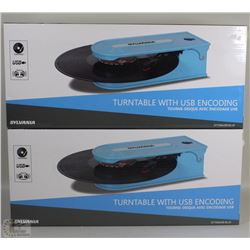 2 USB RECORD PLAYERS
