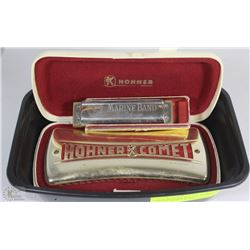 LARGE HOHNER IN CASE & SMALLER HOHNER IN BOX BOTH