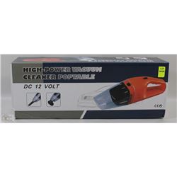 NEW HIGH POWER 12V PORTABLE VACUUM