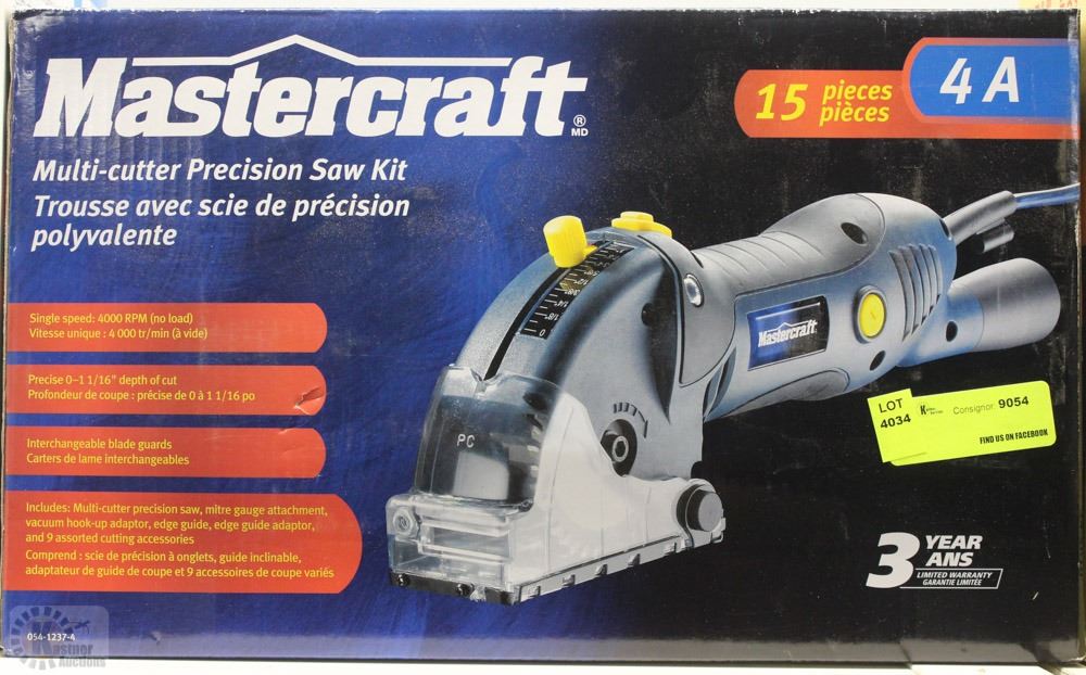MASTERCRAFT 15PC MULTICUTTER PRECISION SAW KIT