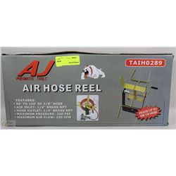 AIR HOSE REEL, HOLDS 50' TO 100" OF 3/8" HOSE