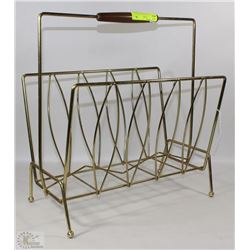 VINTAGE MAGAZINE RACK 1950'S