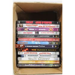 DVD LOT MOSTLY NEW INCL HUNGER GAMES,THE HEAT,LIFE