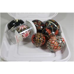 LOT OF 7 UKRAINIAN EGGS
