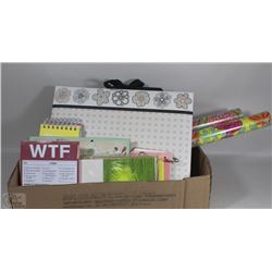 NEW STATIONARY LOT INCL NOTEBOOKS , NOTE CARDS,