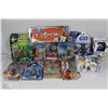 Image 1 : BOX OF STARWARS COLLECTIBLES INCL WATCH, FIGURINES