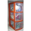 Image 1 : THREE DRAWER PLASTIC ORGANIZER FILLED WITH VARIOUS