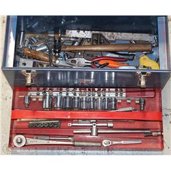 BEACH TOOL BOX WITH CONTENTS